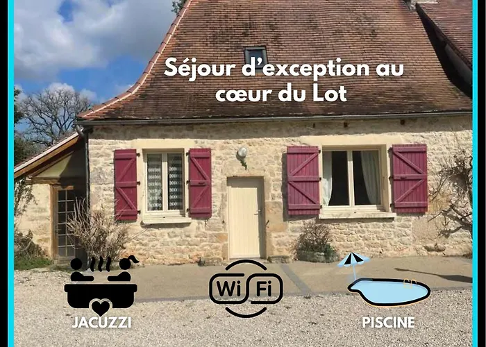 Σπίτι διακοπών Le Cantou, Avec Piscine & Jacuzzi Martel